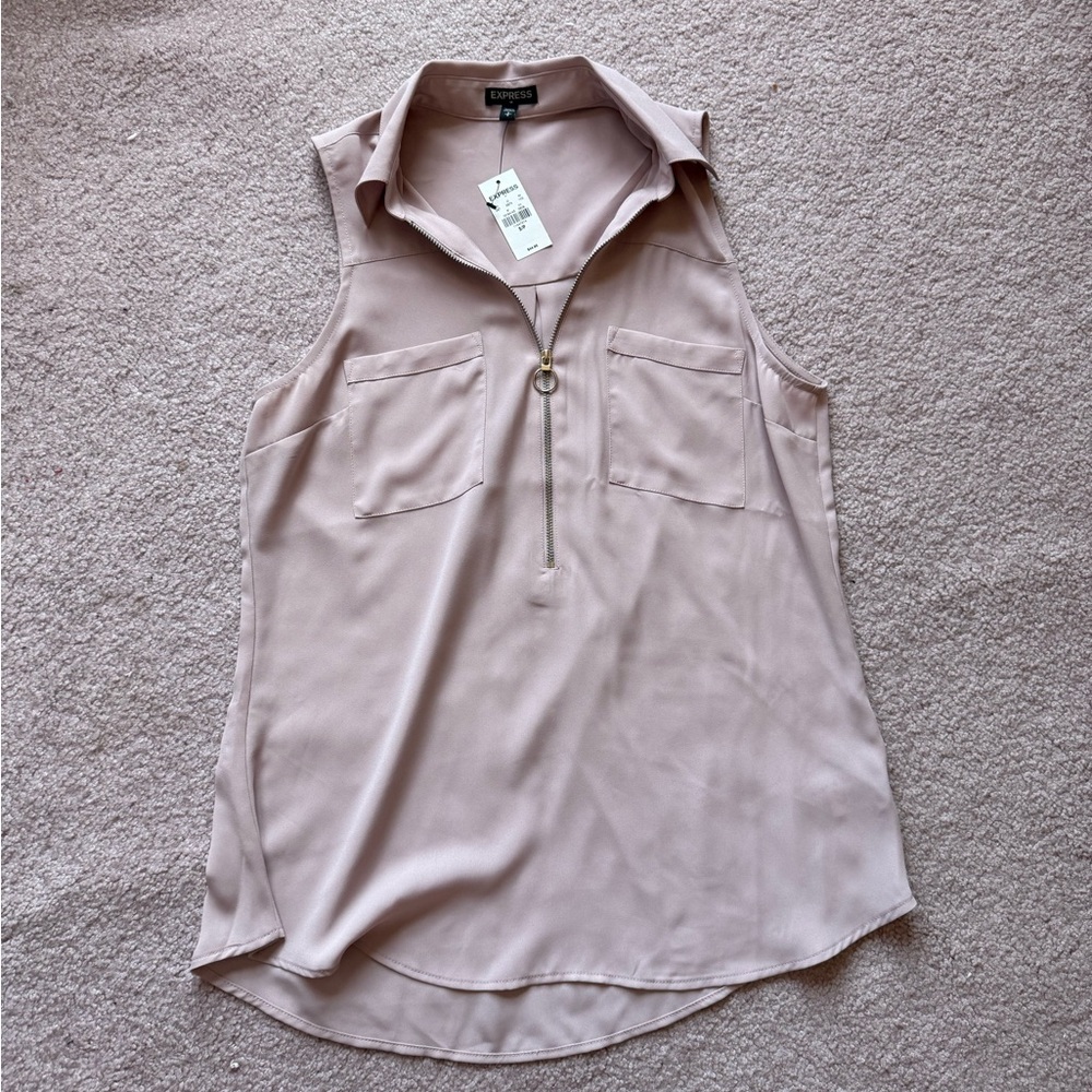 Express Women's Pink Tank Top